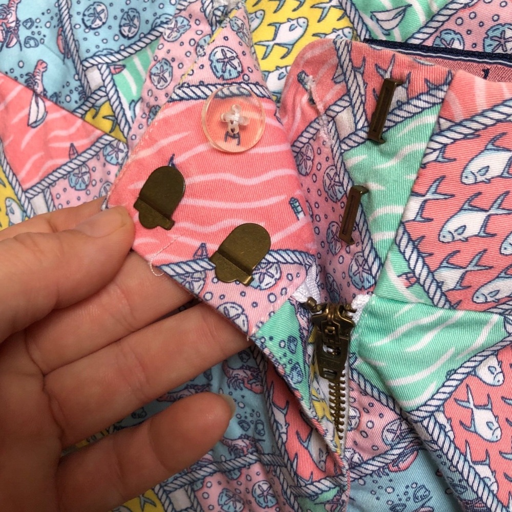 Vineyard Vines Multicolor Patchwork Patterned Sho… - image 8